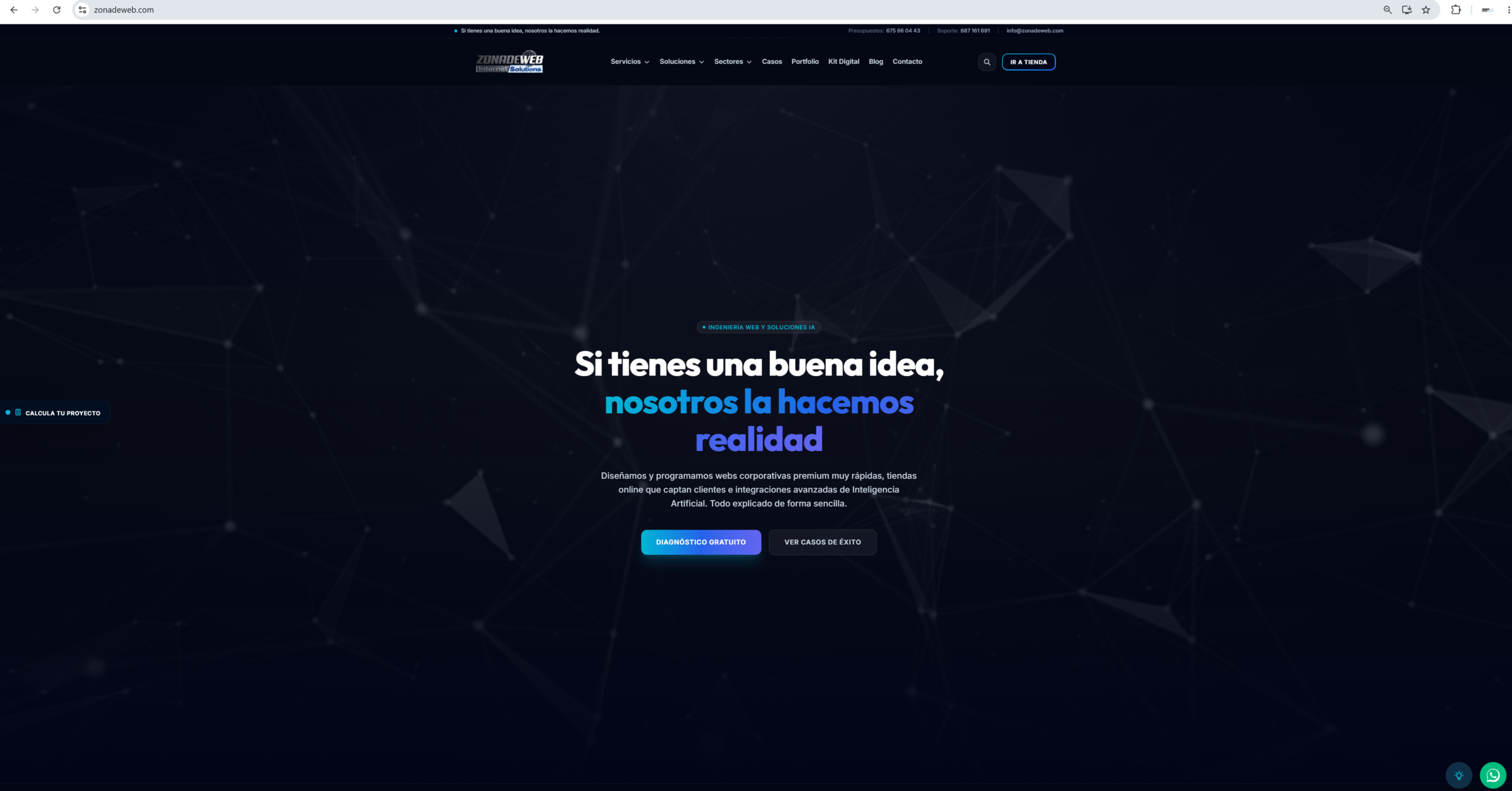 Proyecto digital desarrollado con el apoyo de Zonadeweb: Hosting y seguridad web